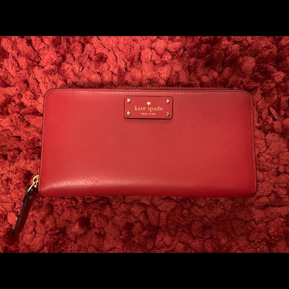 Red Kate Spade Wallet - Picture 2 of 5